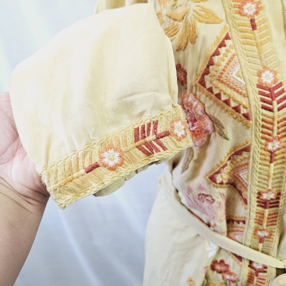 NWT Driftwood Abby Harvest Embroidered Kimono/Jacket Large - Picture 7 of 16